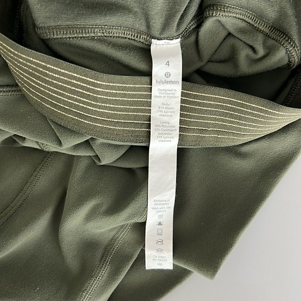 Lululemon Principal Dancer Golden Lining Tight *28" Size 4 - Picture 5 of 13
